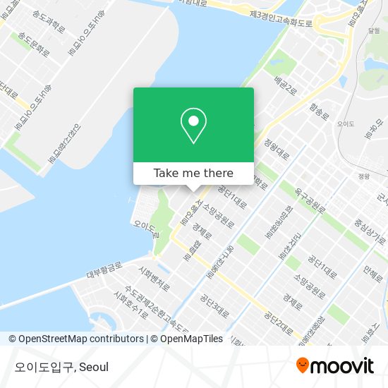 오이도입구 map