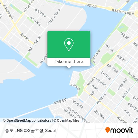 송도 LNG 파3골프장 map