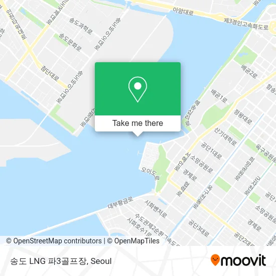송도 LNG 파3골프장 map