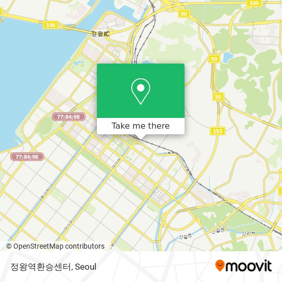 정왕역환승센터 map