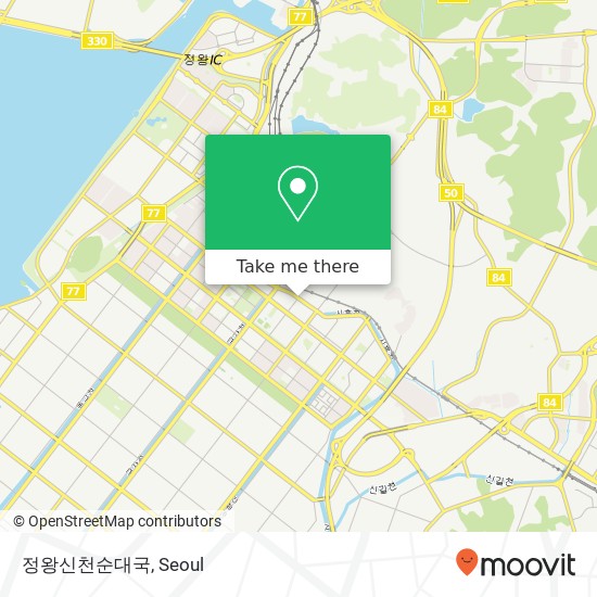 정왕신천순대국 map