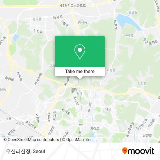 우산리산장 map