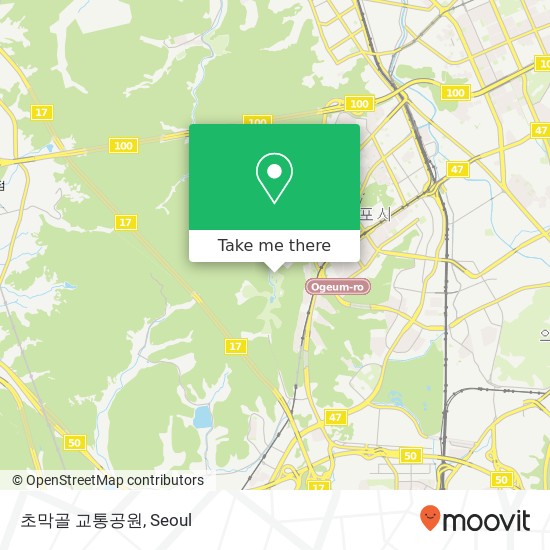 초막골 교통공원 map