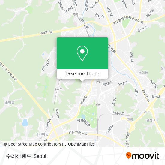 수리산랜드 map