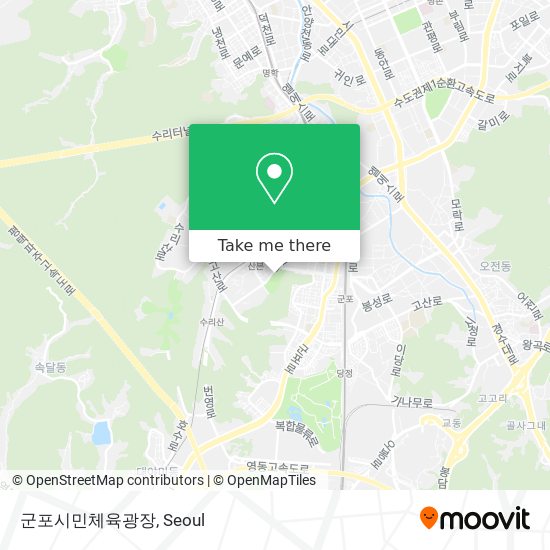 군포시민체육광장 map