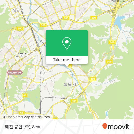 태진 공업 (주) map