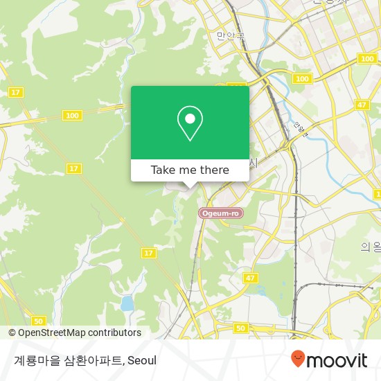 계룡마을 삼환아파트 map