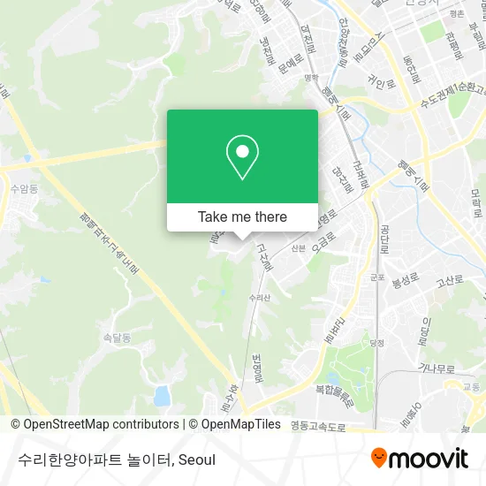 수리한양아파트 놀이터 map