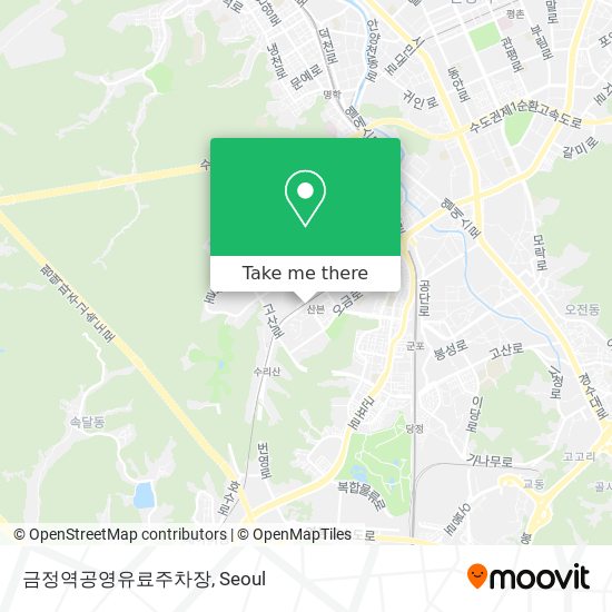 금정역공영유료주차장 map