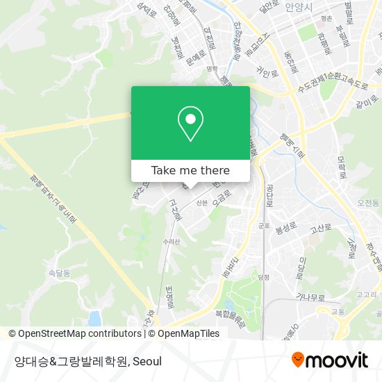 양대승&그랑발레학원 map