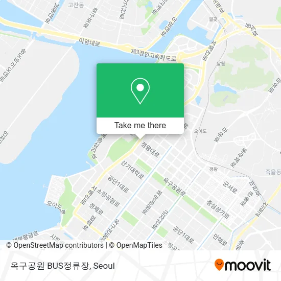 옥구공원 BUS정류장 map