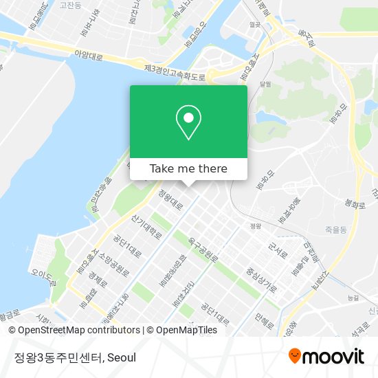 정왕3동주민센터 map