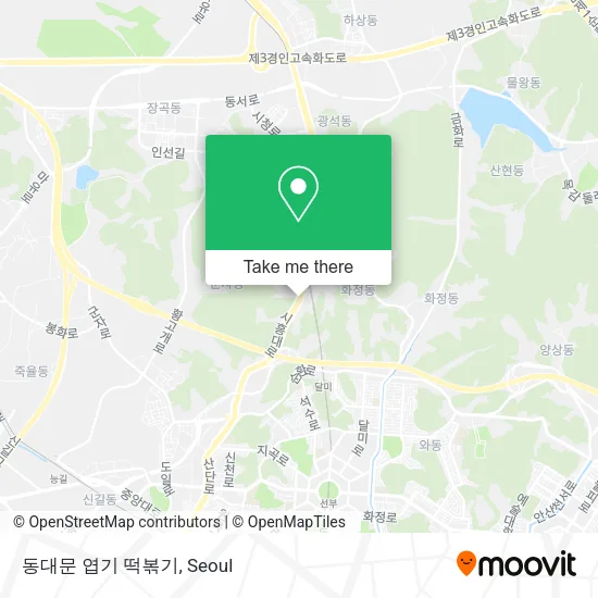 동대문 엽기 떡볶기 map