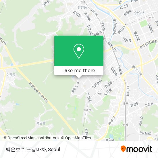 백운호수 포장마차 map