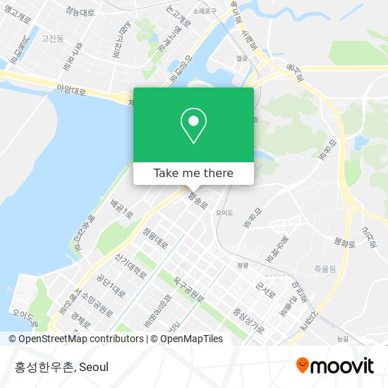 홍성한우촌 map
