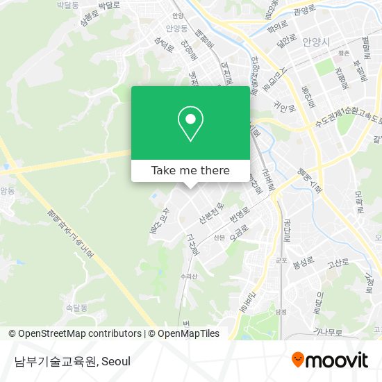 남부기술교육원 map