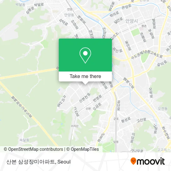 산본 삼성장미아파트 map