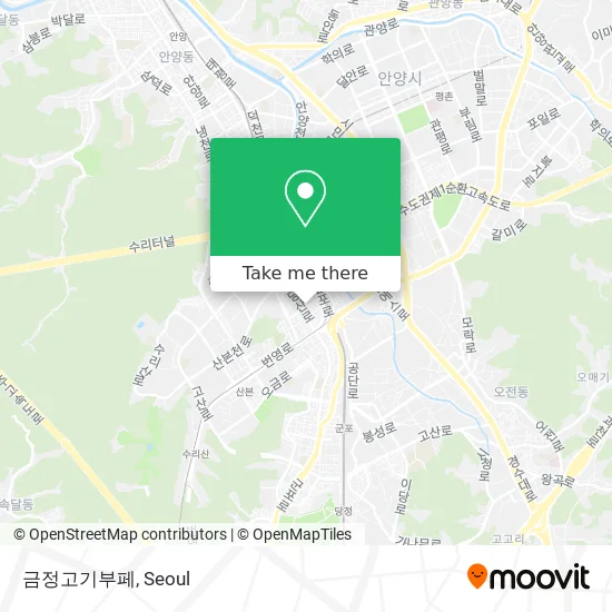 금정고기부페 map