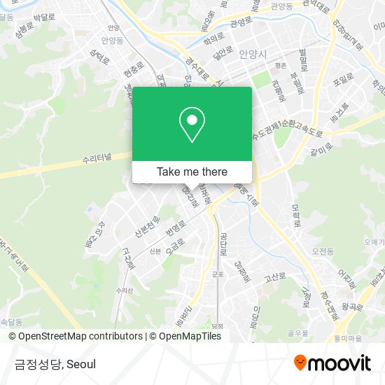 금정성당 map