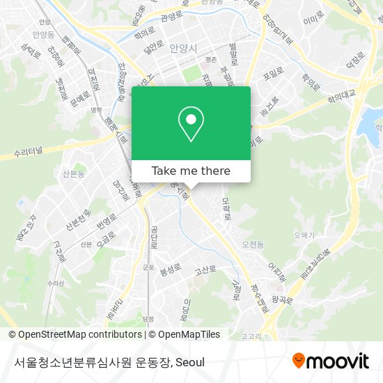 서울청소년분류심사원 운동장 map