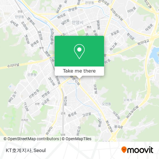 KT호계지사 map