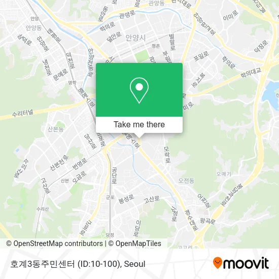 호계3동주민센터 (ID:10-100) map