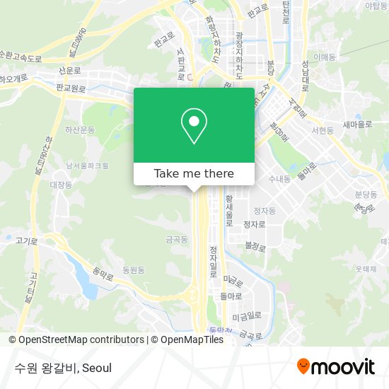 수원 왕갈비 map