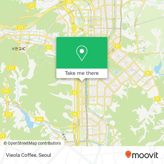 Vieola Coffee map