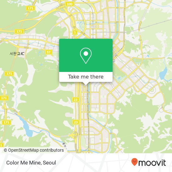 Color Me Mine map