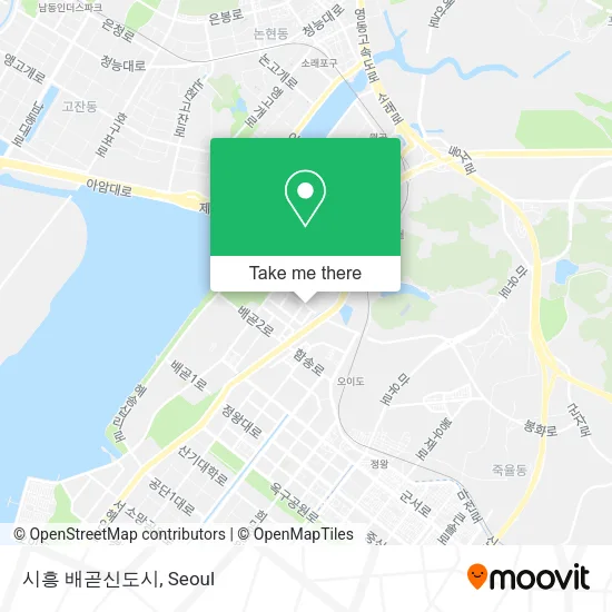시흥 배곧신도시 map