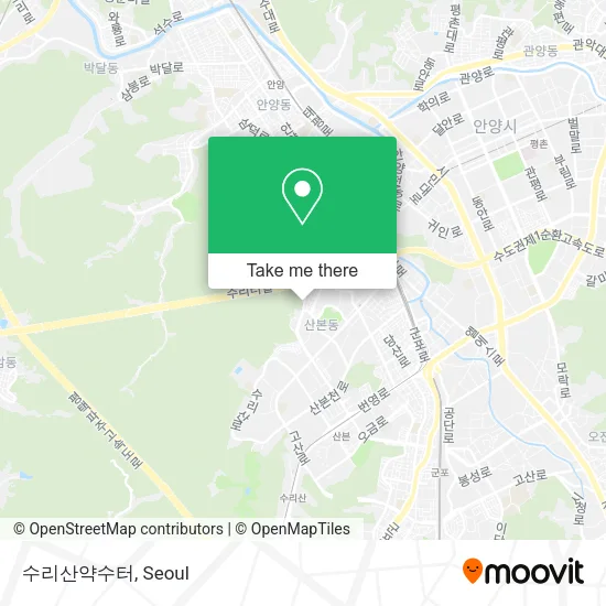 수리산약수터 map