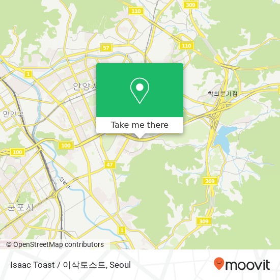 Isaac Toast / 이삭토스트 map