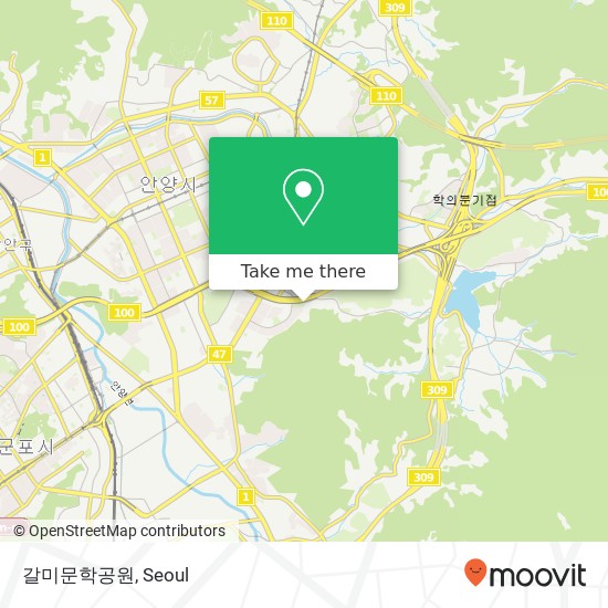 갈미문학공원 map