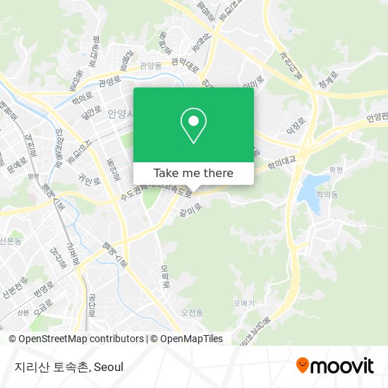 지리산 토속촌 map