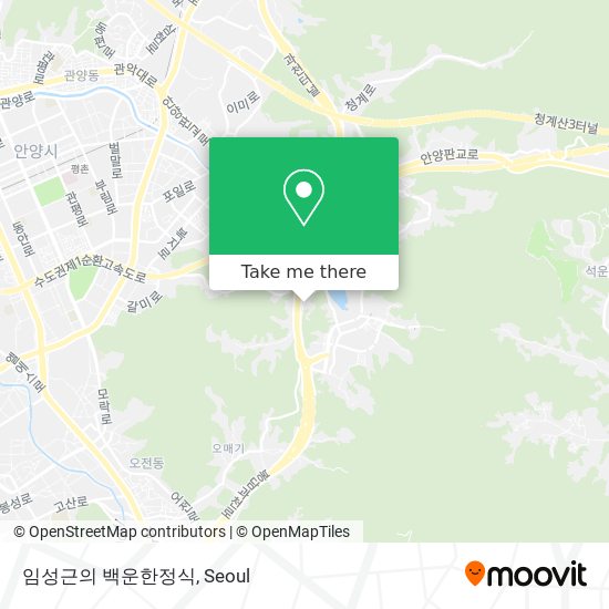 임성근의 백운한정식 map