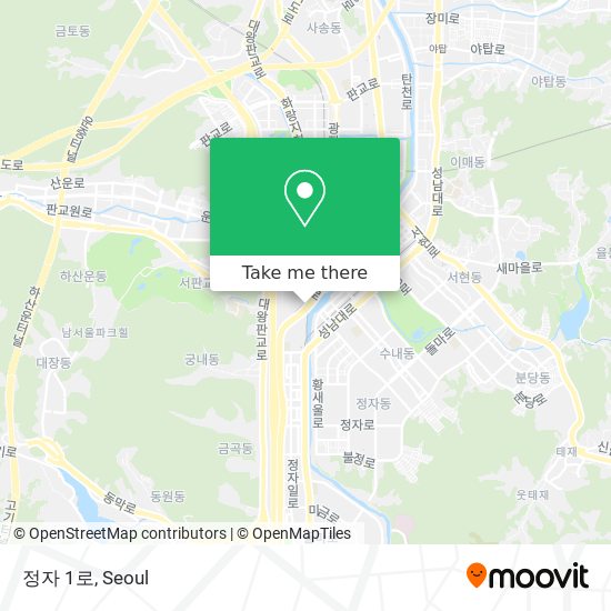 정자 1로 map