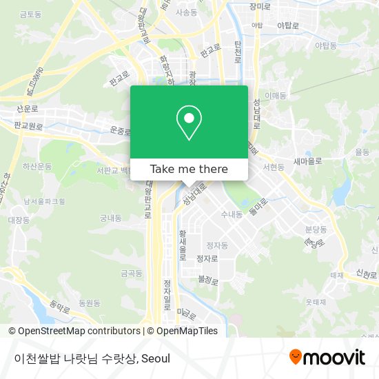 이천쌀밥 나랏님 수랏상 map