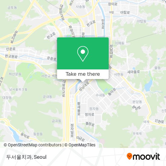 두서울치과 map