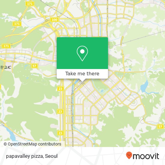 papavalley pizza map