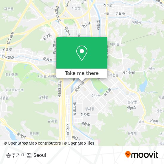 송추가마골 map
