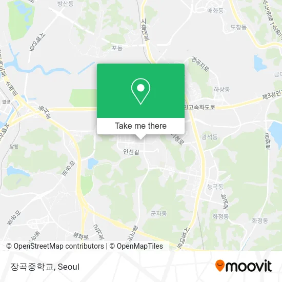 장곡중학교 map