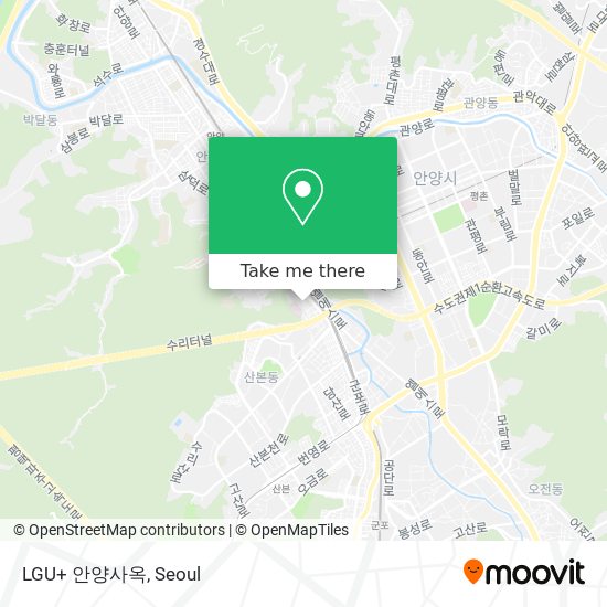 LGU+ 안양사옥 map