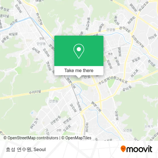 효성 연수원 map