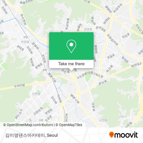 김미영댄스아카데미 map