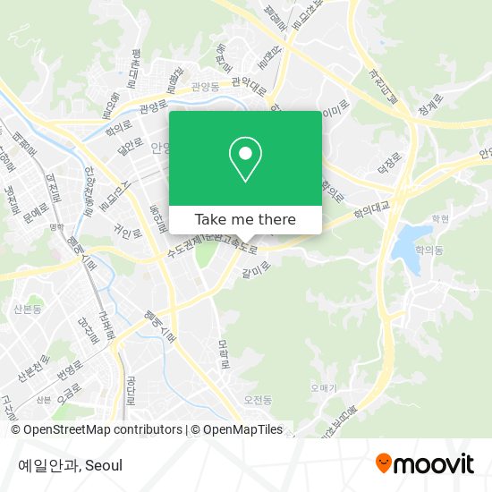 예일안과 map