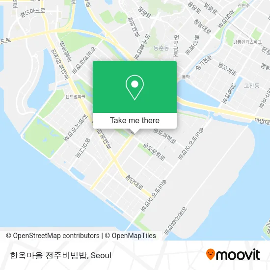 한옥마을 전주비빔밥 map