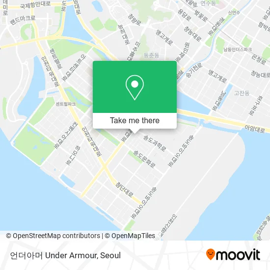 언더아머 Under Armour map