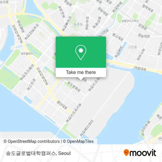 송도글로벌대학캠퍼스 map