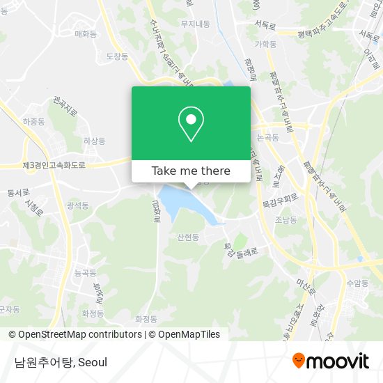 남원추어탕 map