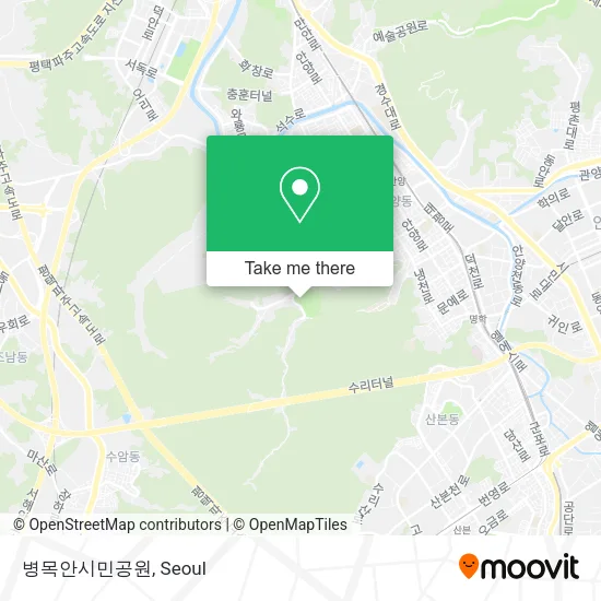 병목안시민공원 map